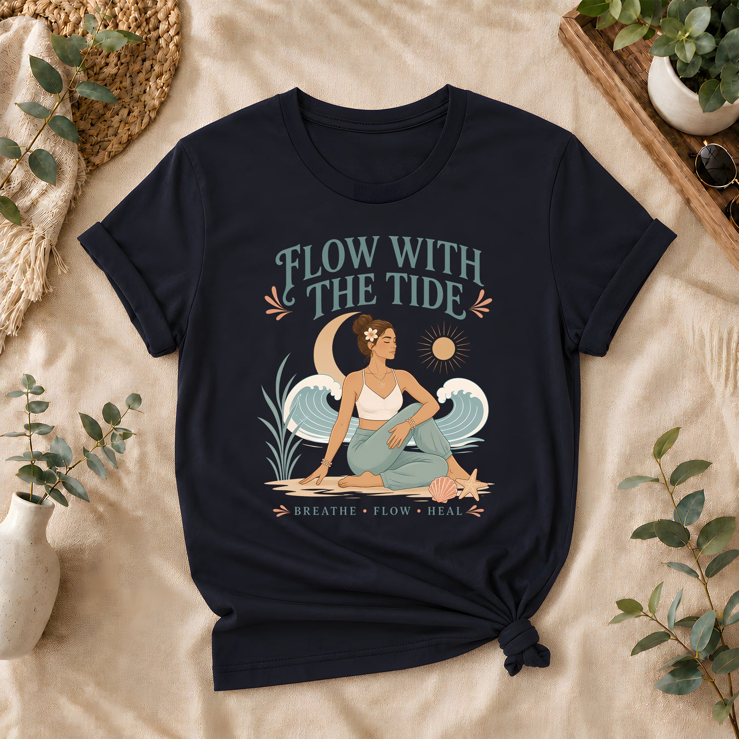 Soft Ocean Yoga Shirt