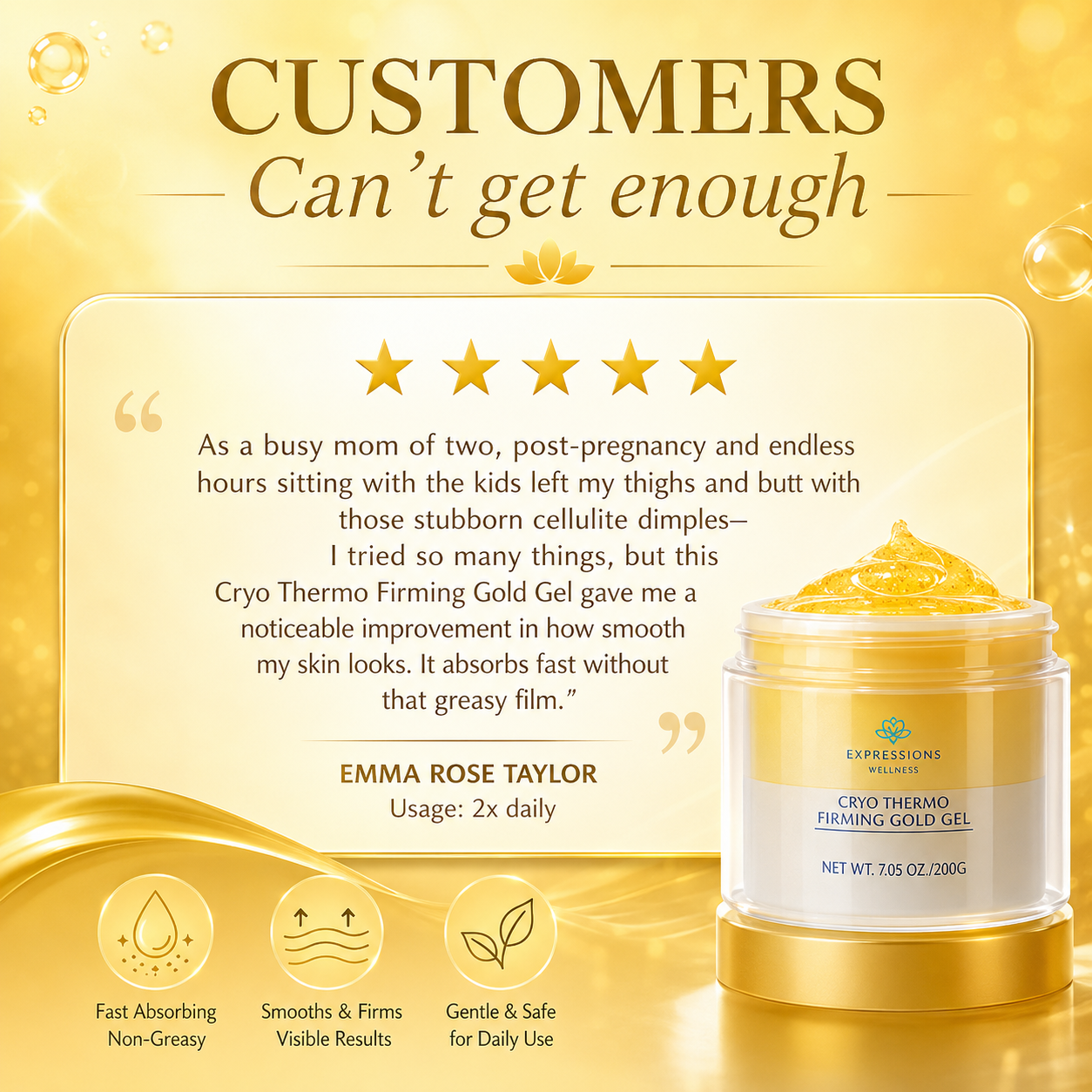 Cryo-Thermo Cellulite Firming Gel