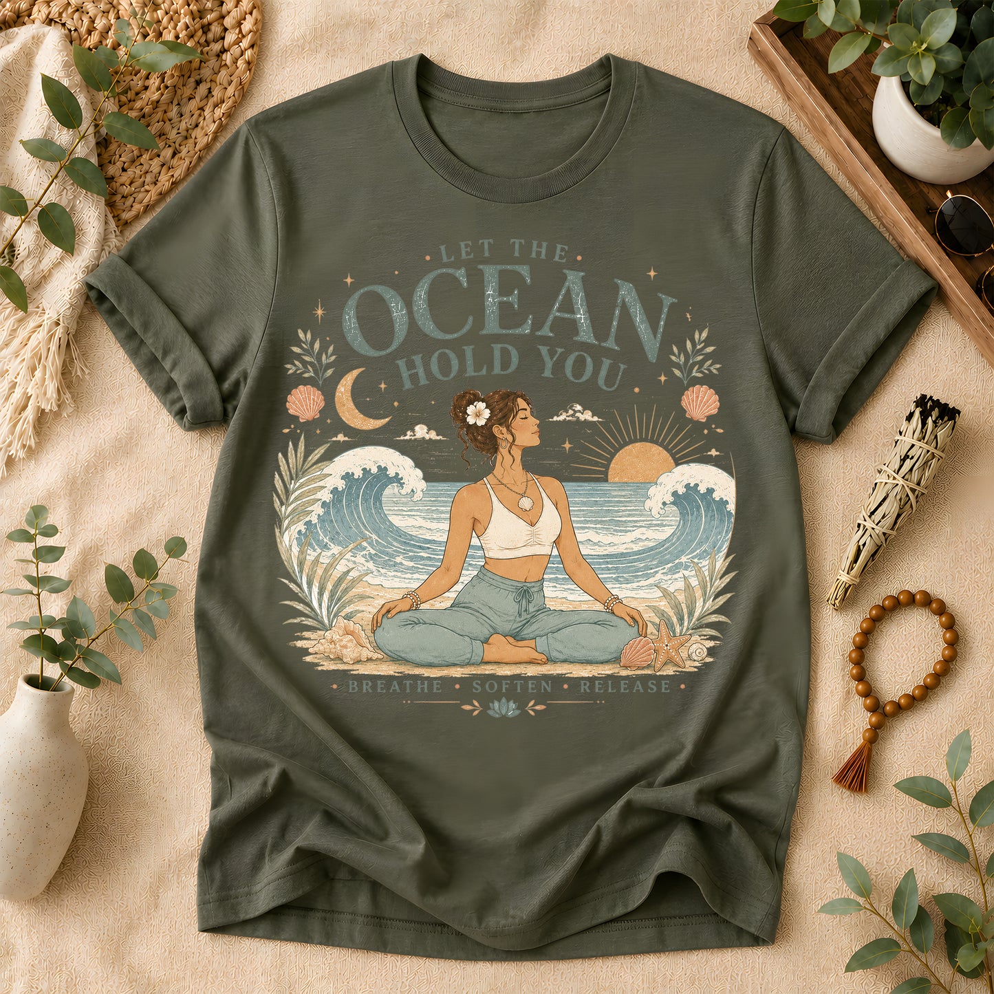 Coastal Healing Yoga Shirt