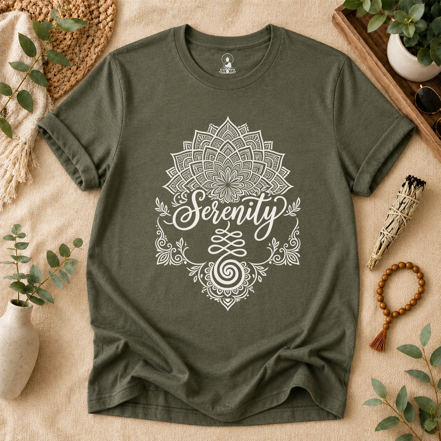 Serenity Lotus Yoga T-Shirt