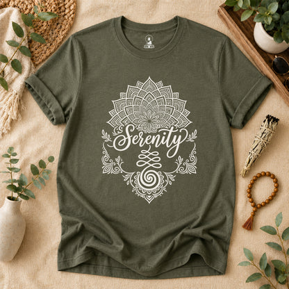 Serenity Lotus Yoga T-Shirt