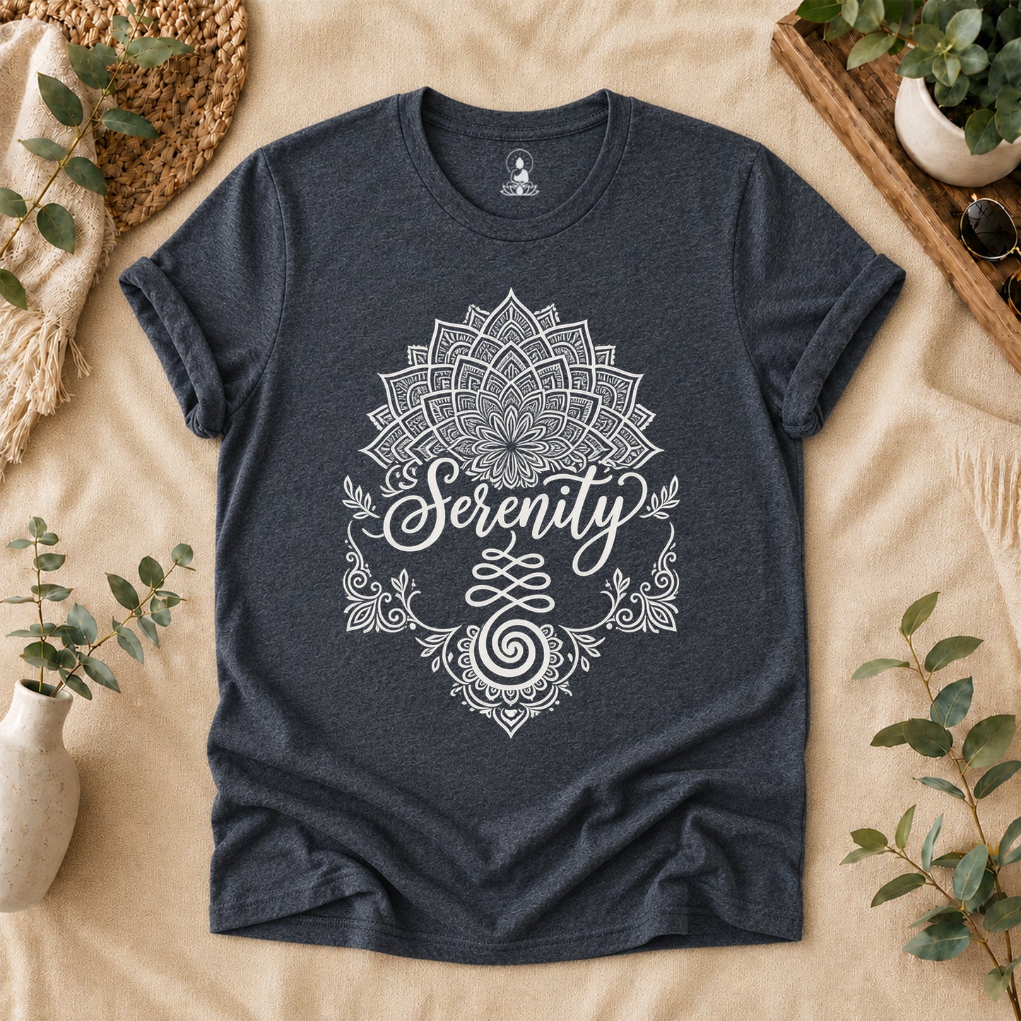 Serenity Lotus Yoga T-Shirt