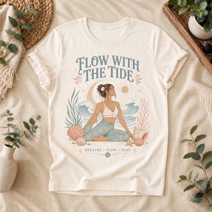 Mindful Waves Yoga Shirt