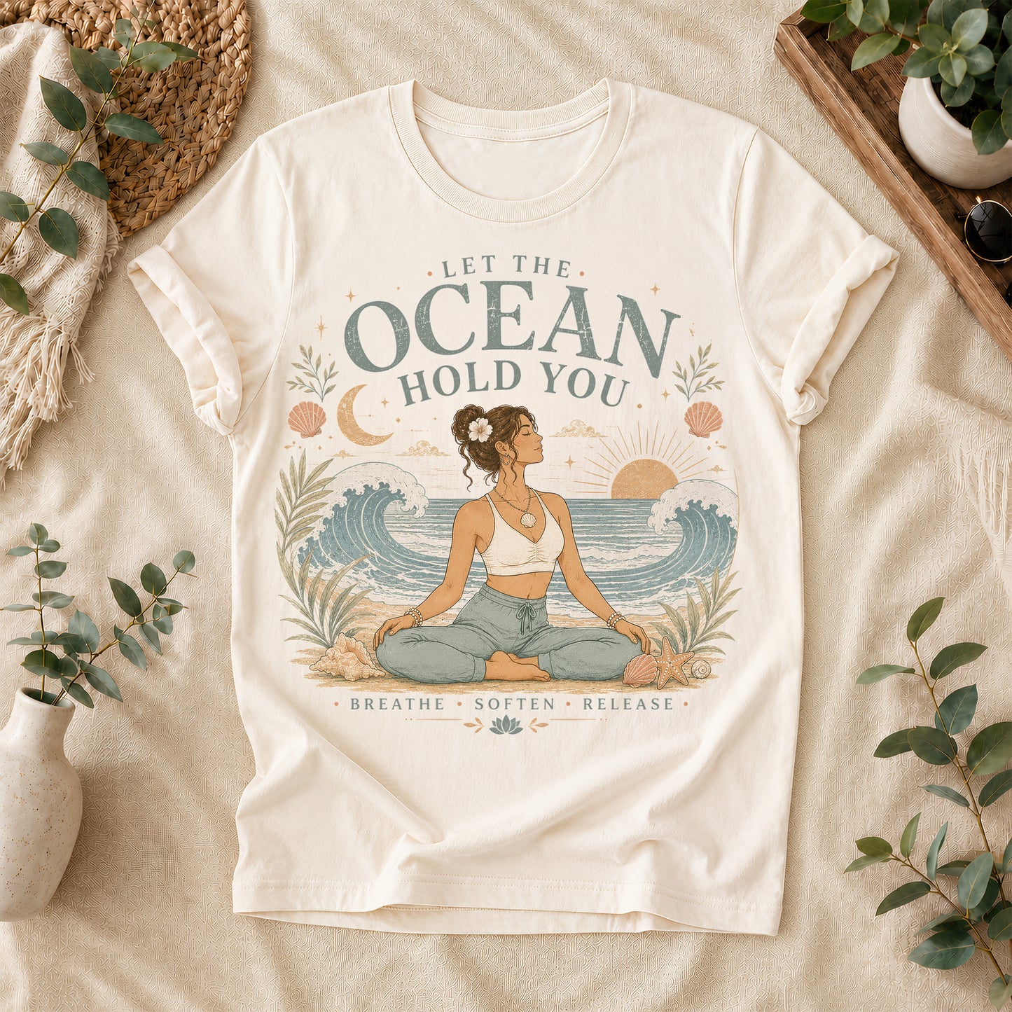 Coastal Healing Yoga Shirt