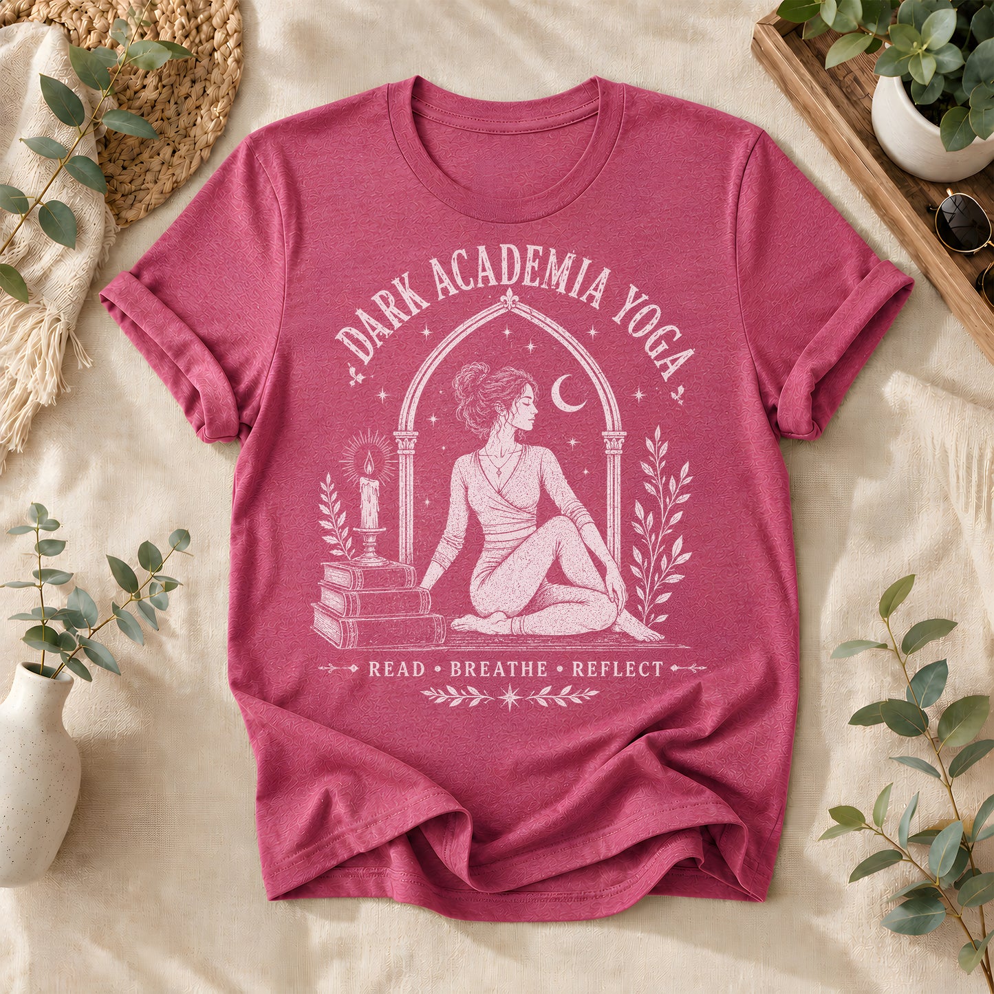 Dark Academia Yoga Graphic Tee