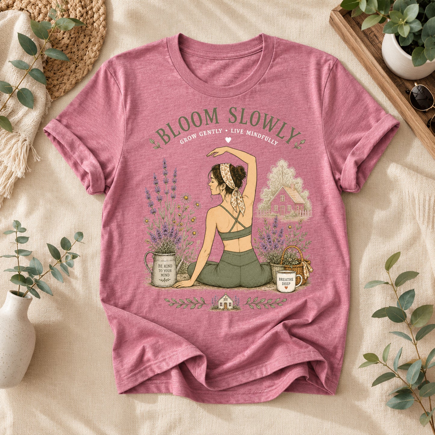 Botanical Yoga Graphic Tee