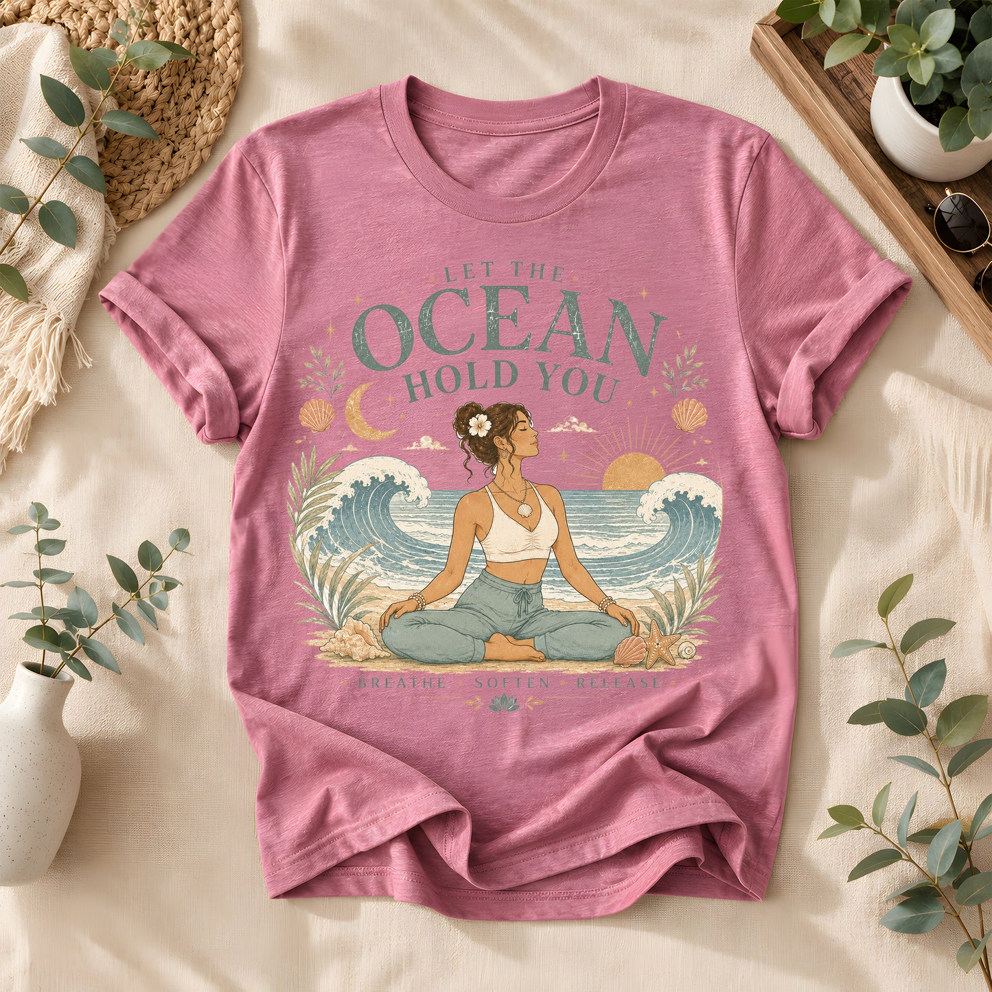 Coastal Healing Yoga Shirt