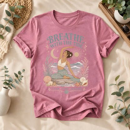 Coastal Calm Yoga T-Shirt