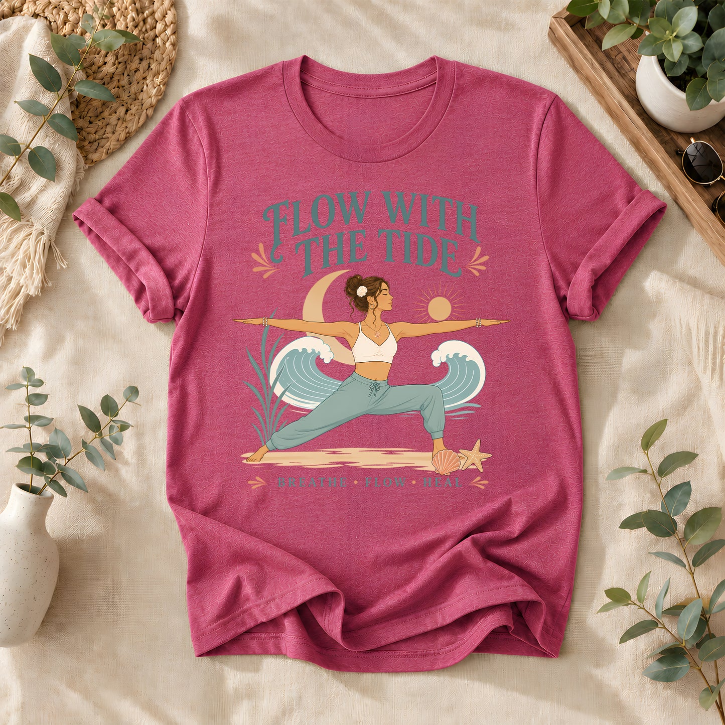 Coastal Balance Yoga Tee