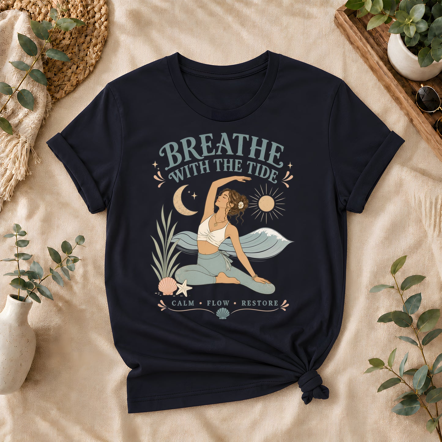 Coastal Meditation Graphic Tee