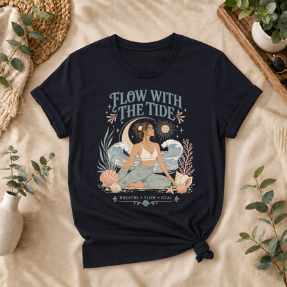 Mindful Waves Yoga Shirt