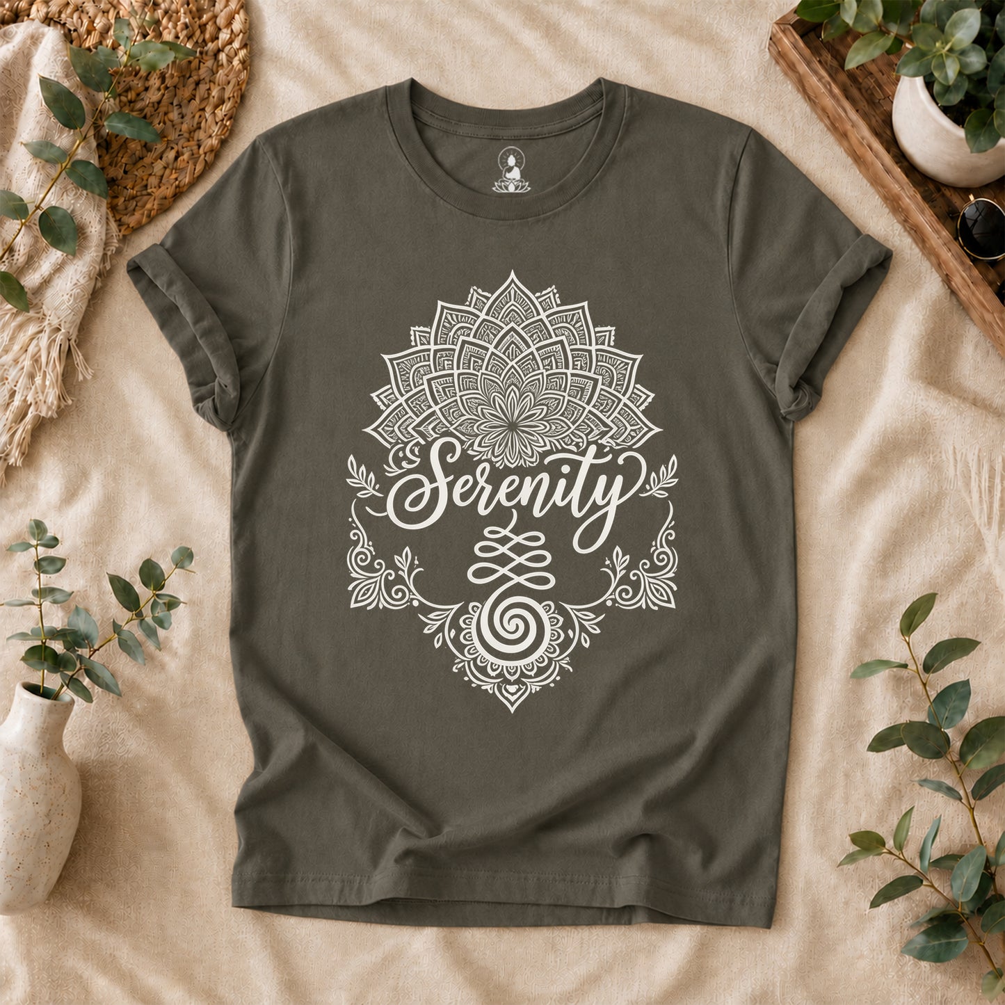Serenity Lotus Yoga T-Shirt