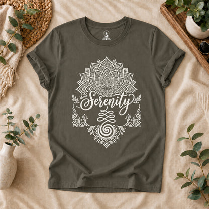 Serenity Lotus Yoga T-Shirt