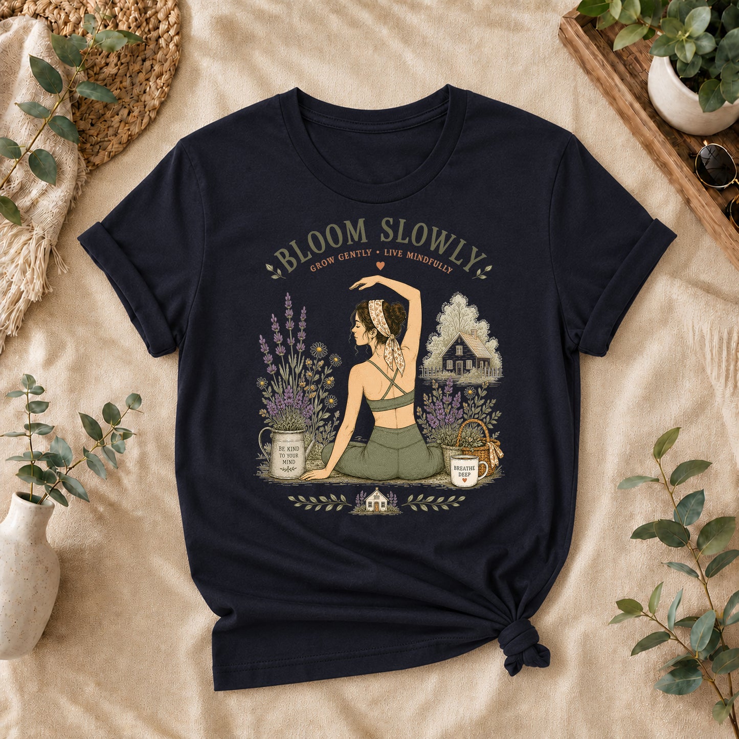 Botanical Yoga Graphic Tee