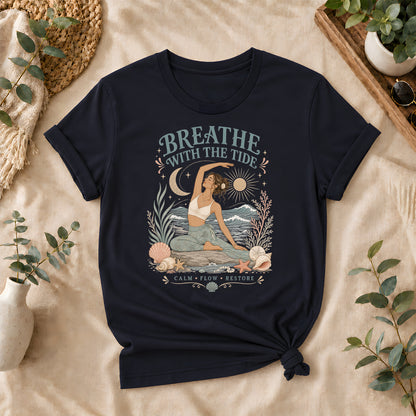 Coastal Calm Yoga T-Shirt