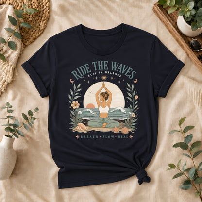 Ride The Waves Yoga Graphic Tee