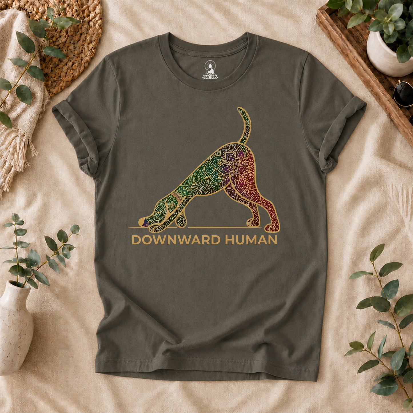 Downward Human Yoga Tee