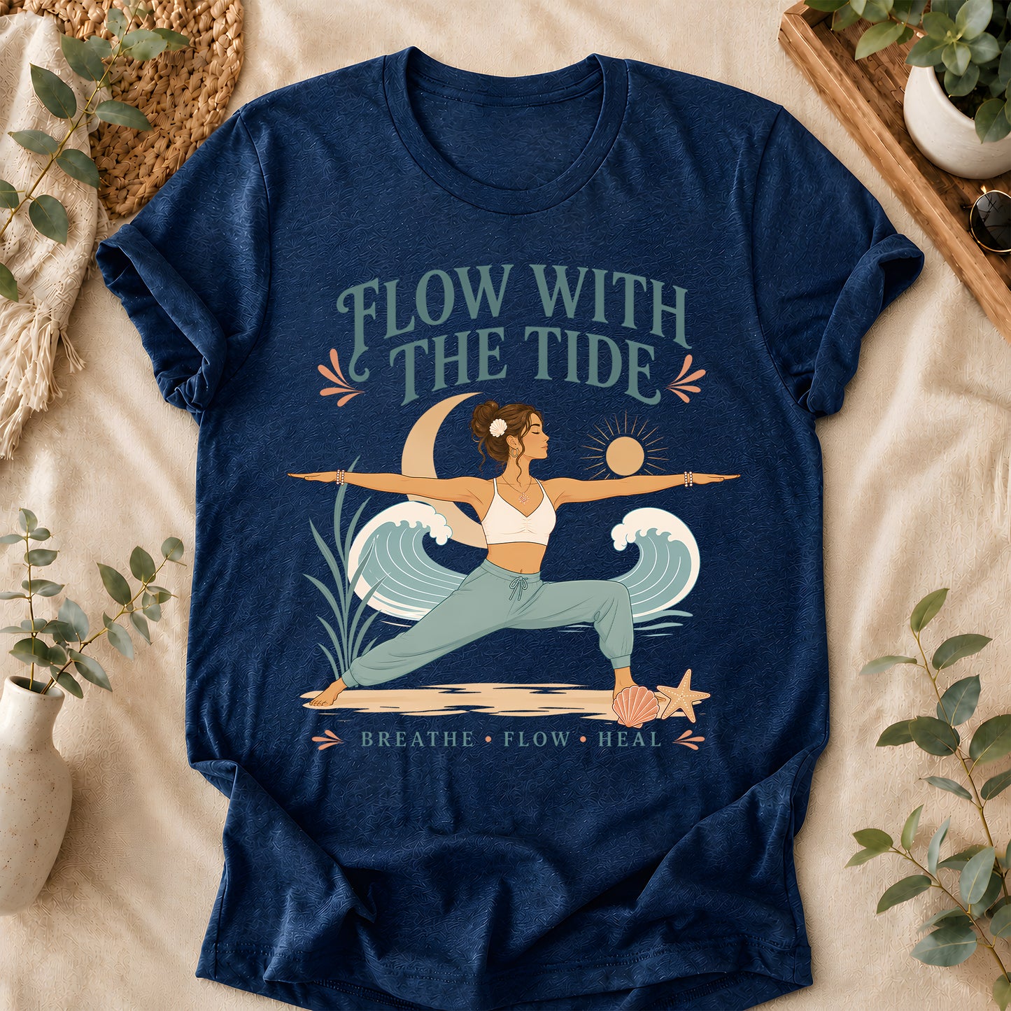 Coastal Balance Yoga Tee