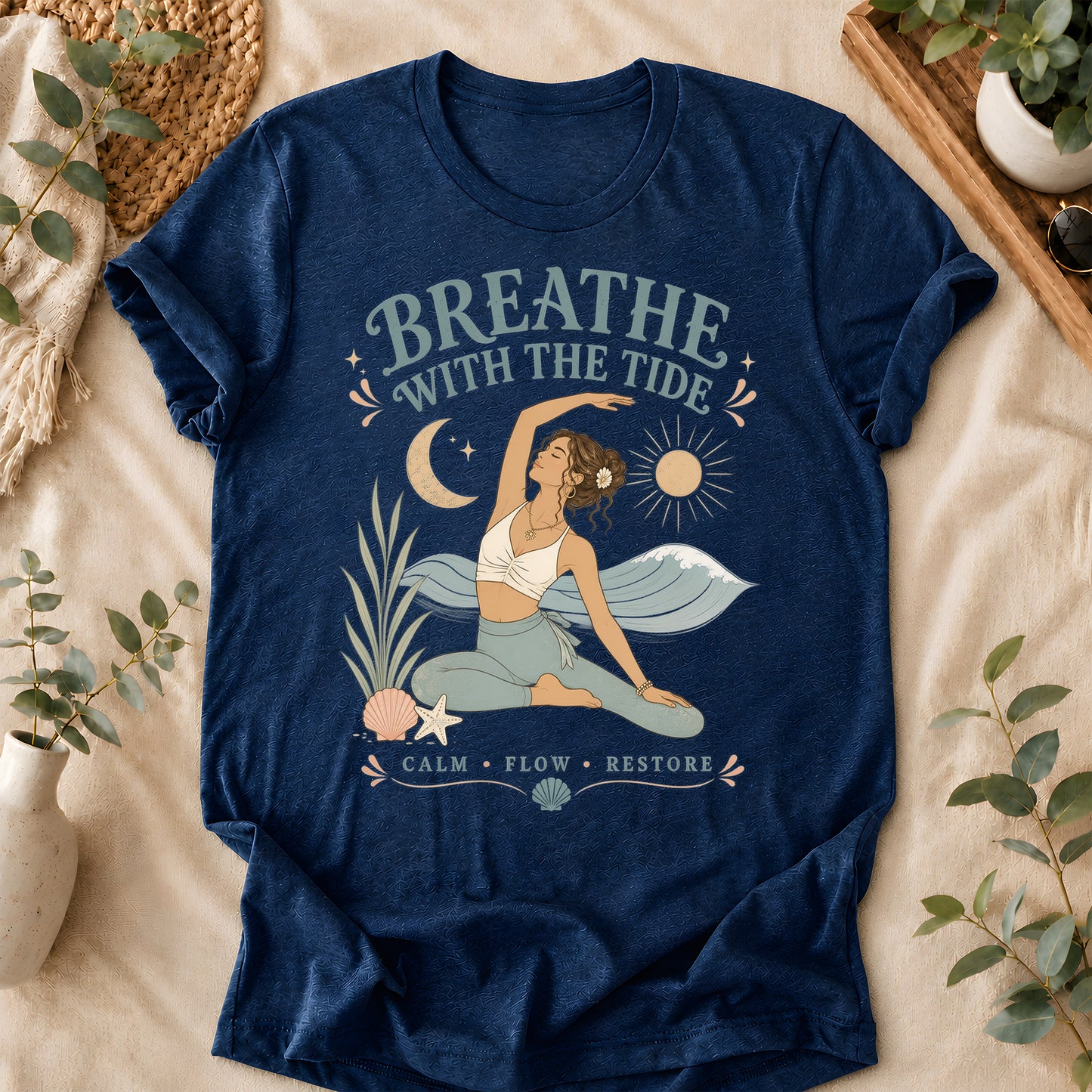 Coastal Meditation Graphic Tee