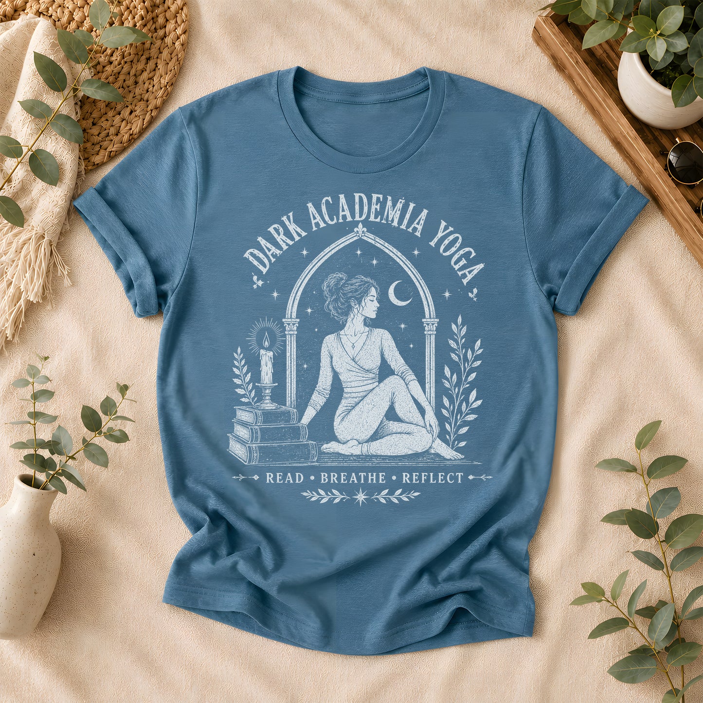 Dark Academia Yoga Graphic Tee