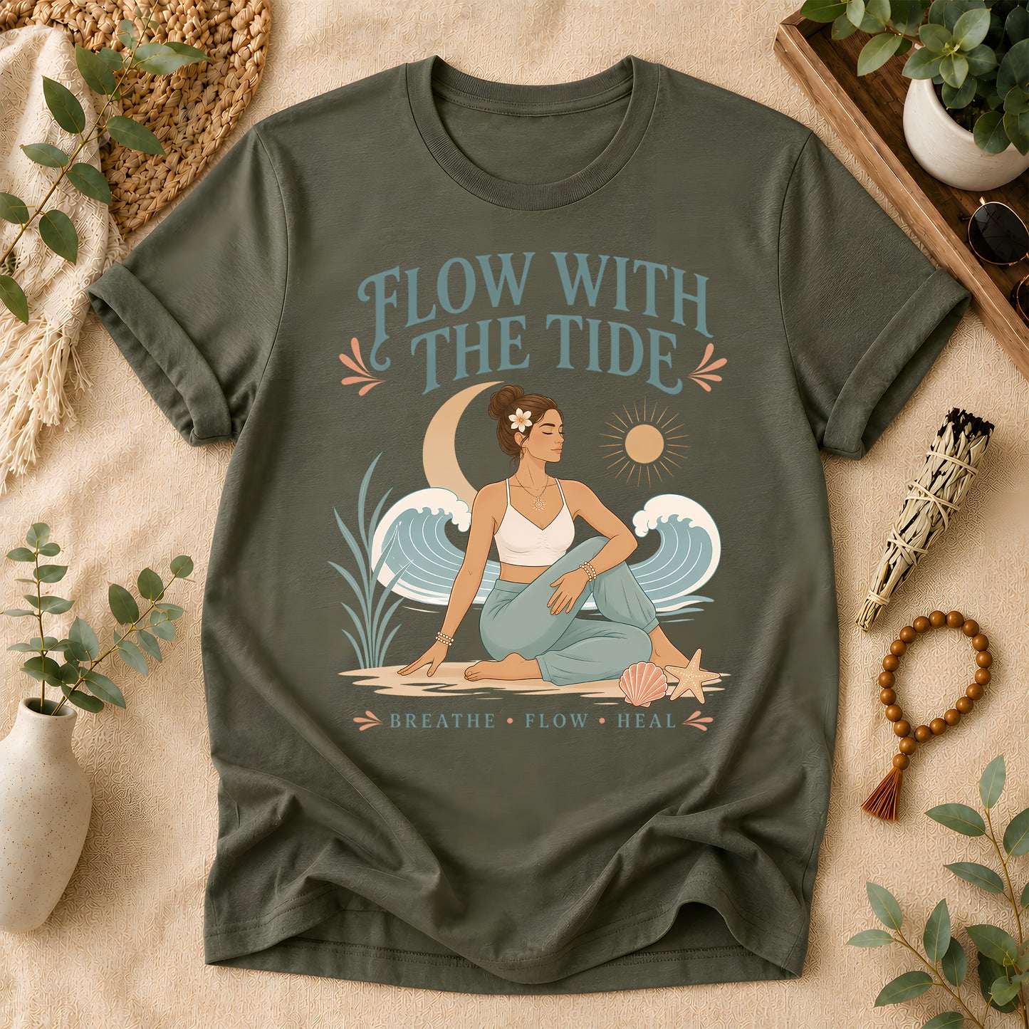 Soft Ocean Yoga Shirt