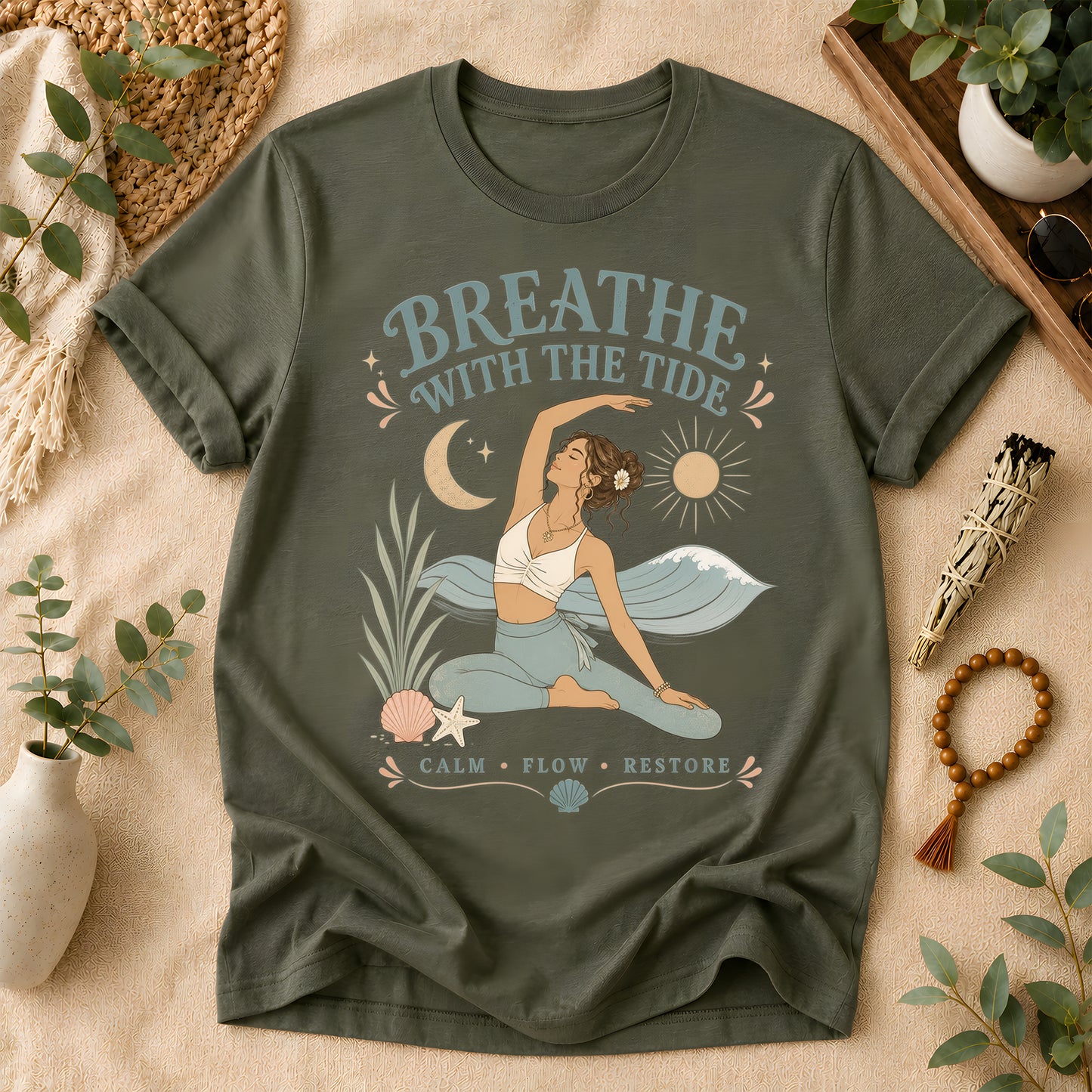 Coastal Meditation Graphic Tee