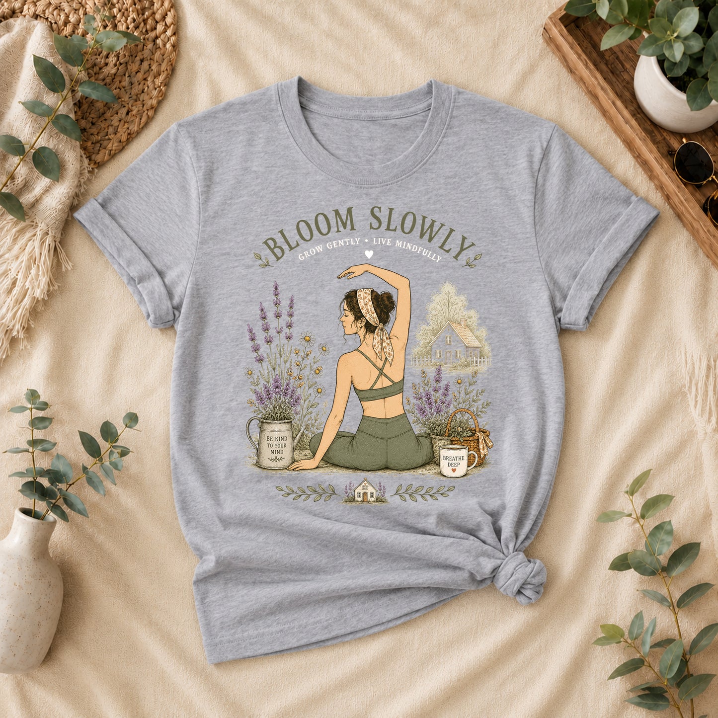 Botanical Yoga Graphic Tee