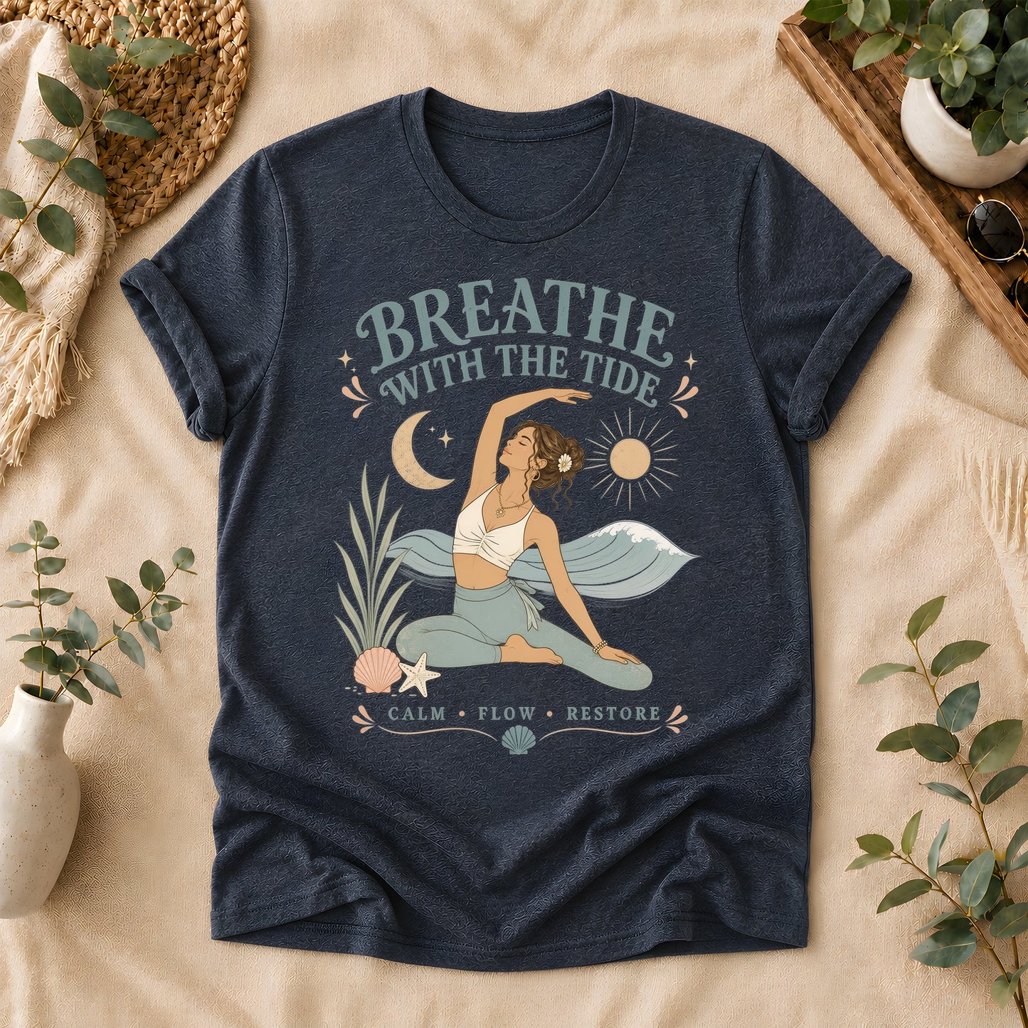 Coastal Meditation Graphic Tee