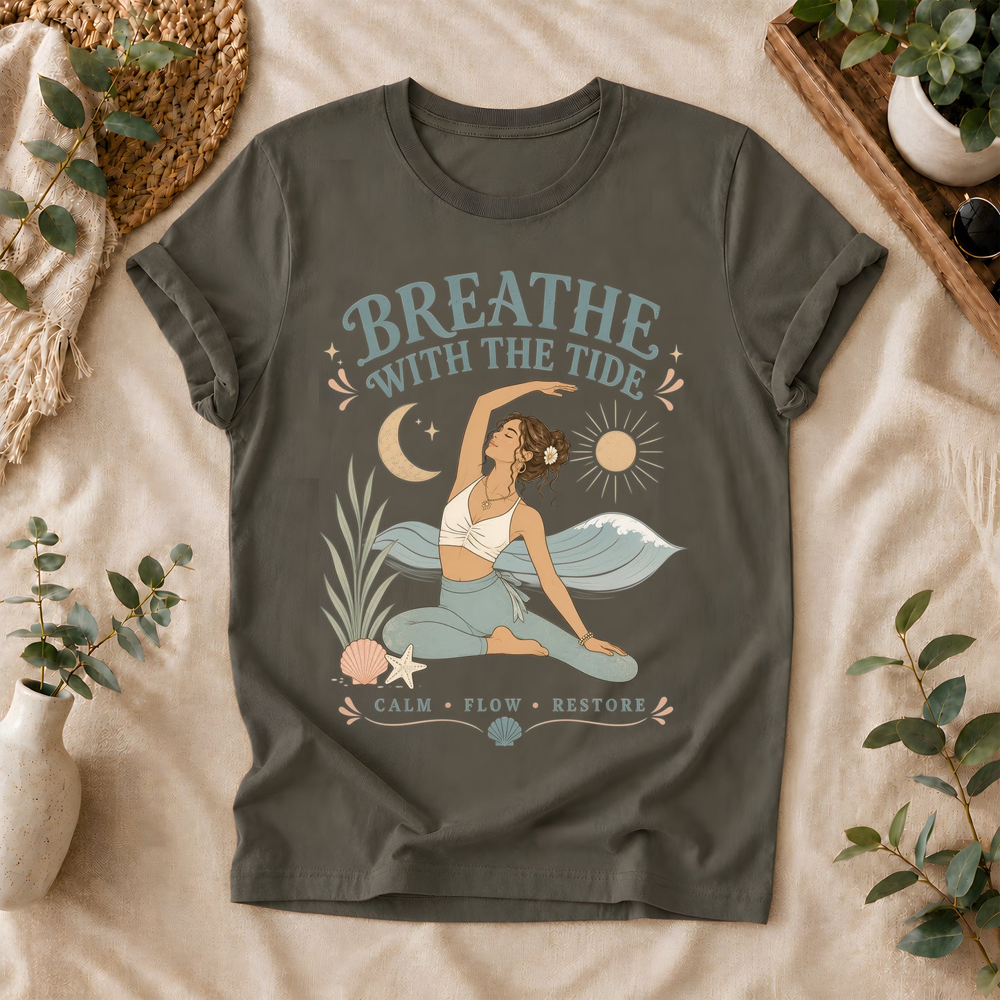 Coastal Meditation Graphic Tee