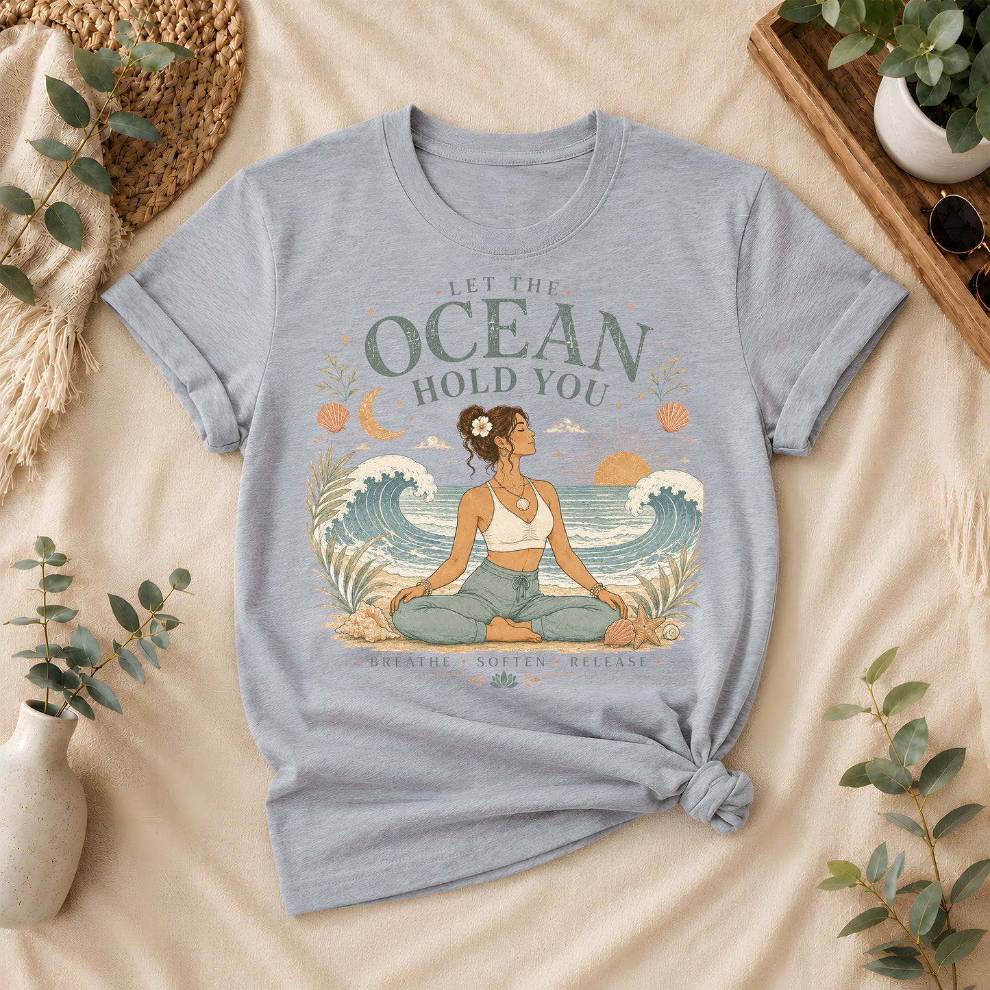 Coastal Healing Yoga Shirt