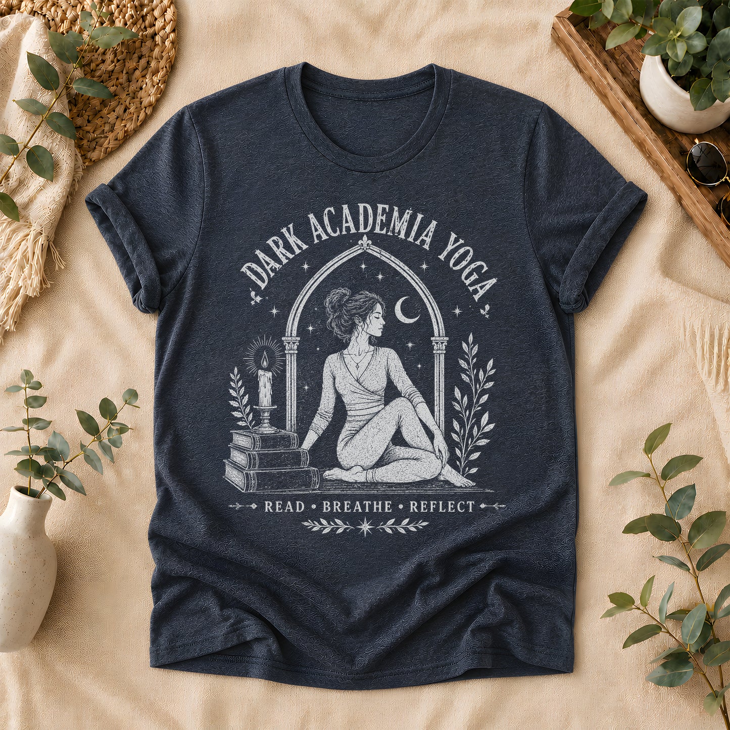 Dark Academia Yoga Graphic Tee
