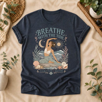 Coastal Calm Yoga T-Shirt