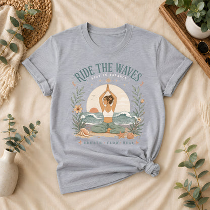 Ride The Waves Yoga Graphic Tee
