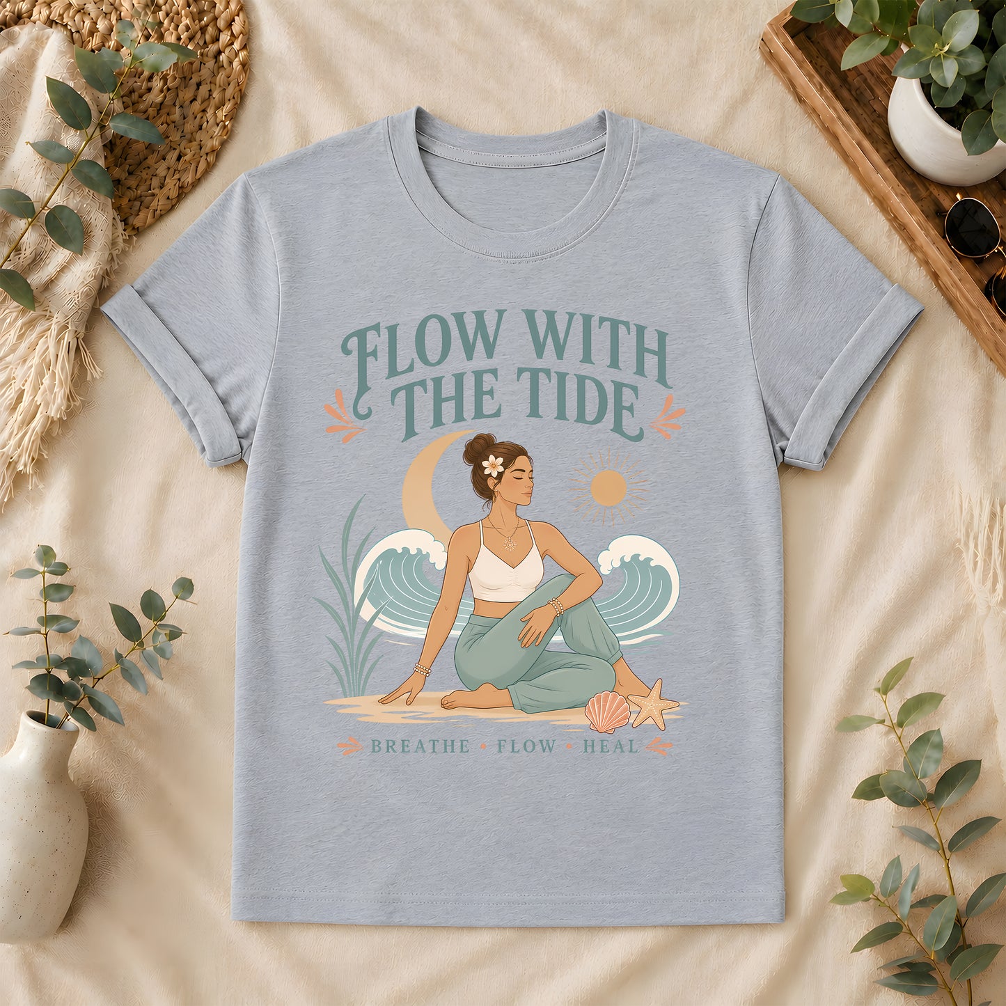 Soft Ocean Yoga Shirt
