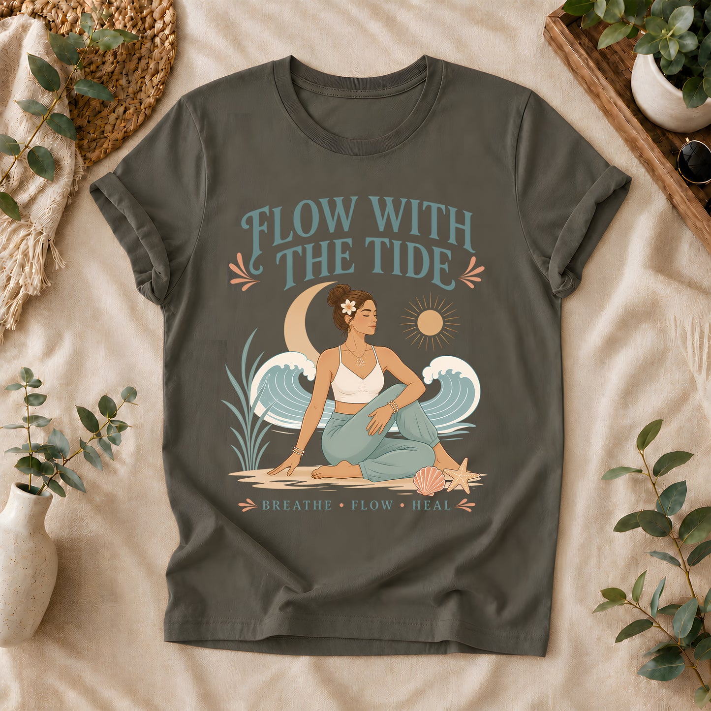 Soft Ocean Yoga Shirt