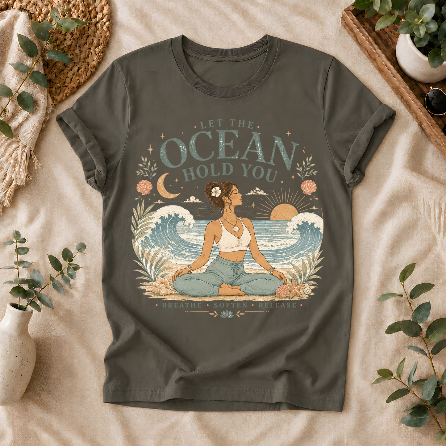 Coastal Healing Yoga Shirt