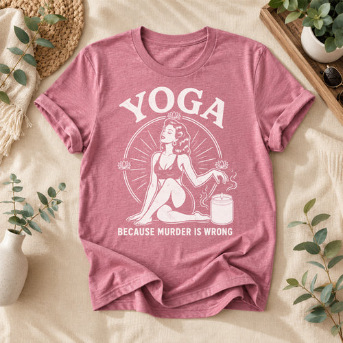 Funny Yoga Vintage Graphic Tee