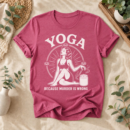 Funny Yoga Vintage Graphic Tee