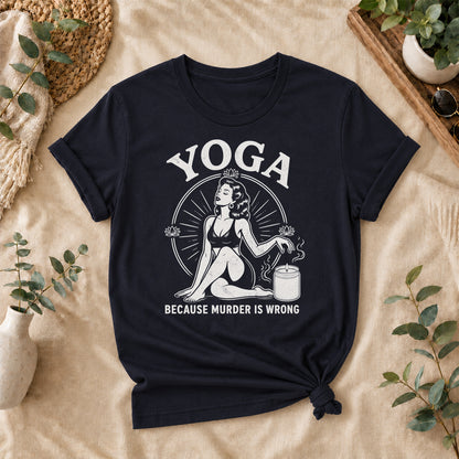 Funny Yoga Vintage Graphic Tee
