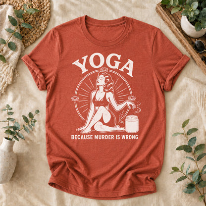 Funny Yoga Vintage Graphic Tee