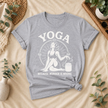Funny Yoga Vintage Graphic Tee