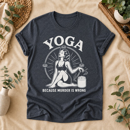 Funny Yoga Vintage Graphic Tee