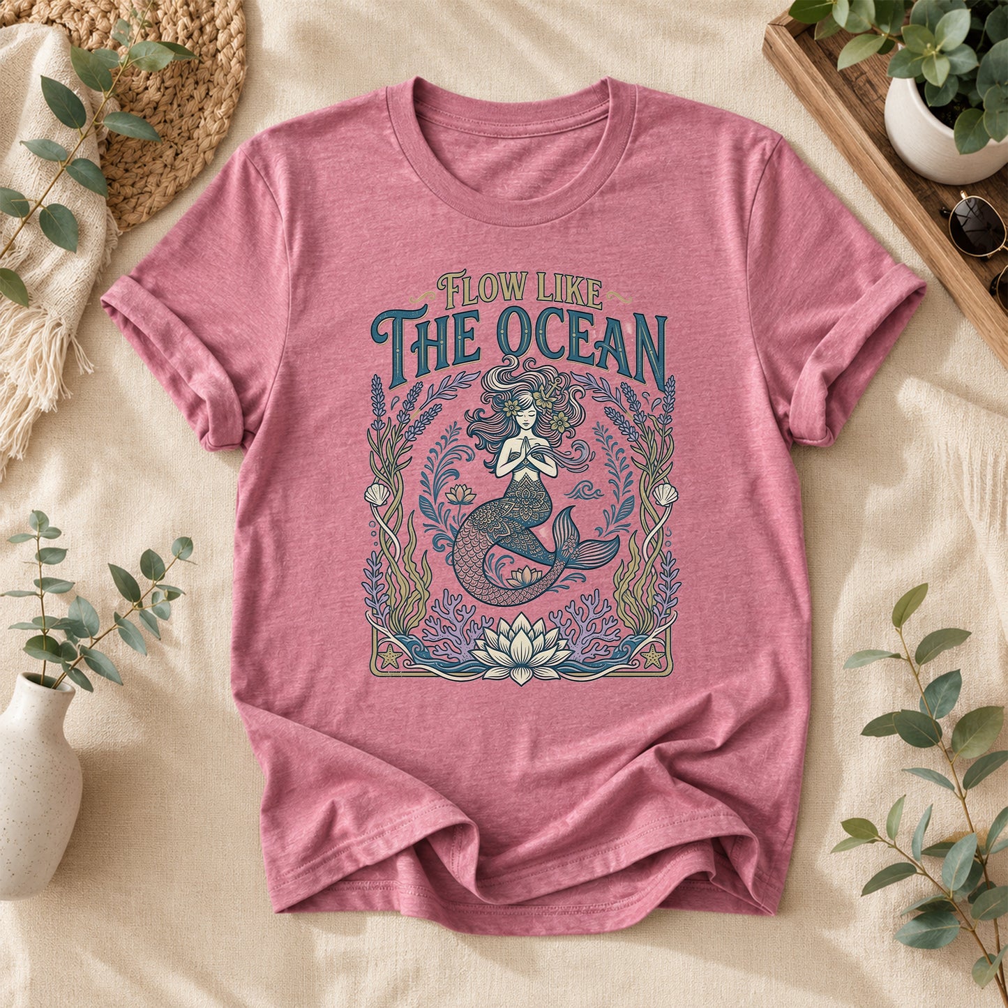 Ocean Flow Mermaid Tee