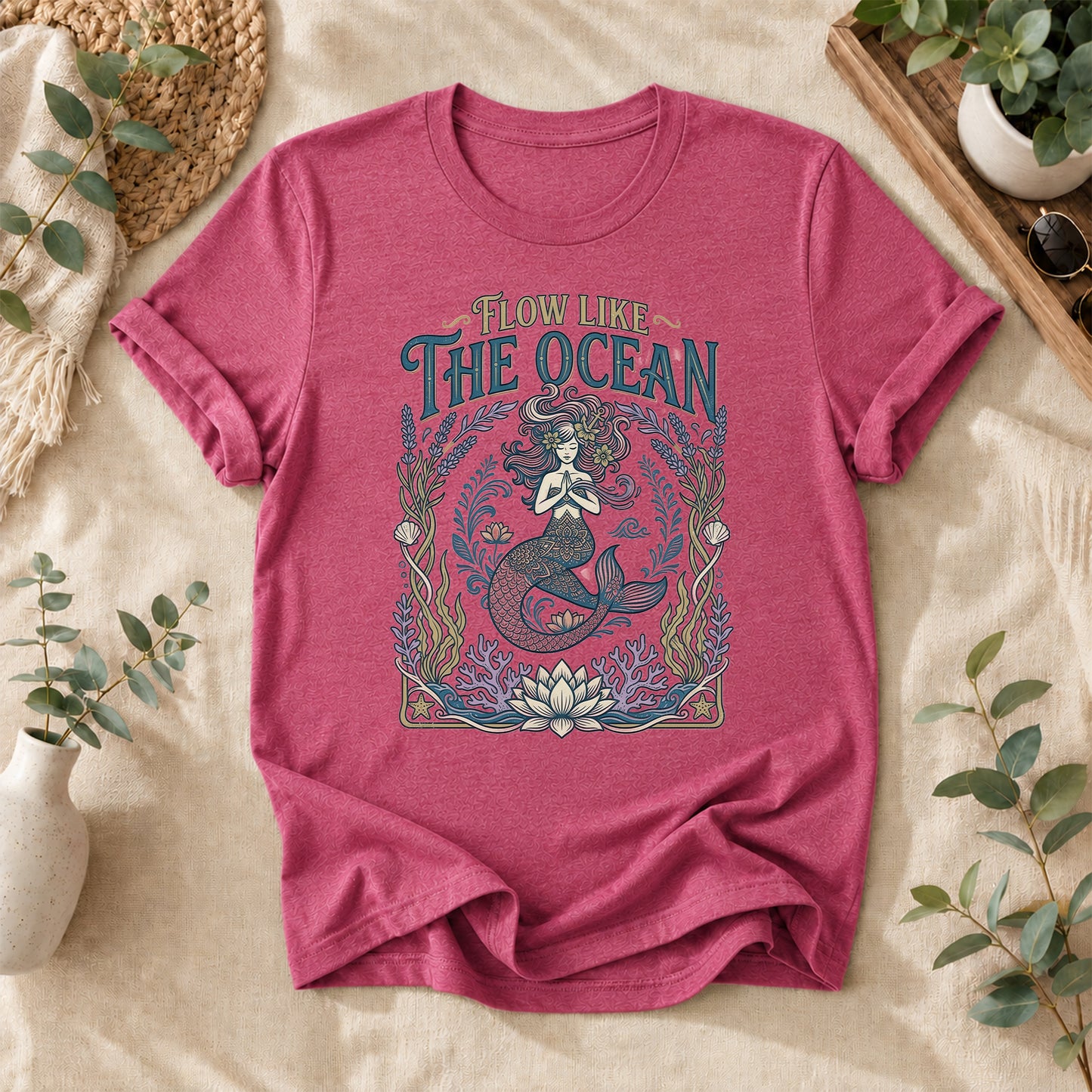 Ocean Flow Mermaid Tee