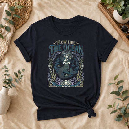 Ocean Flow Mermaid Tee