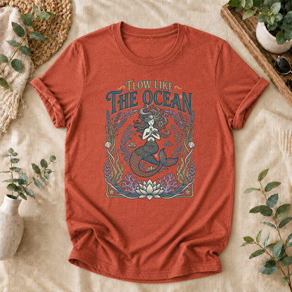 Ocean Flow Mermaid Tee
