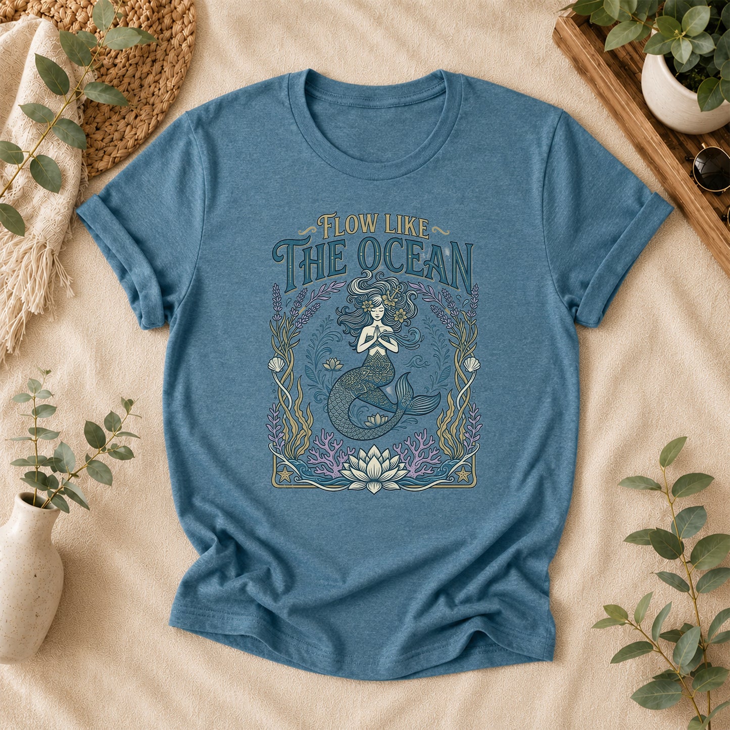 Ocean Flow Mermaid Tee