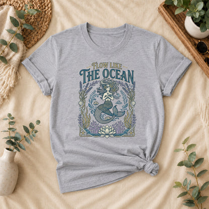 Ocean Flow Mermaid Tee