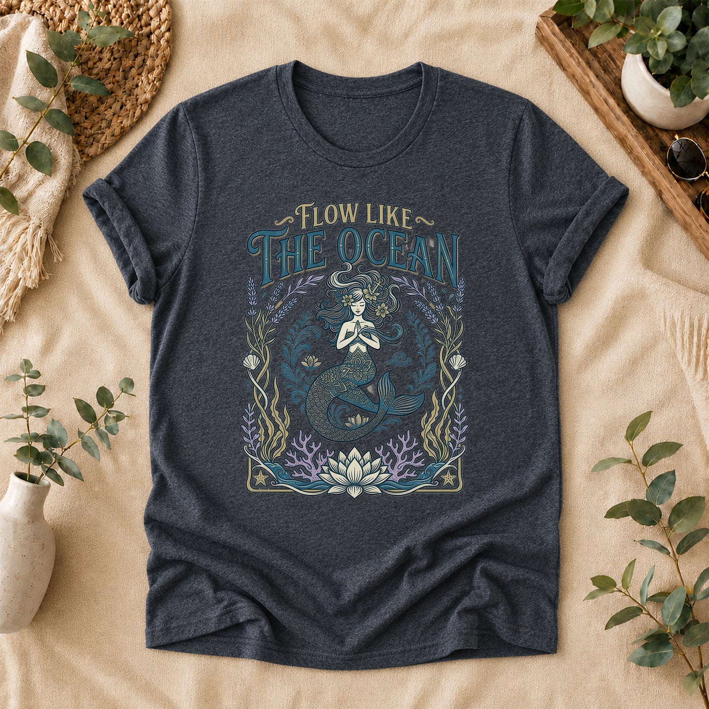 Ocean Flow Mermaid Tee