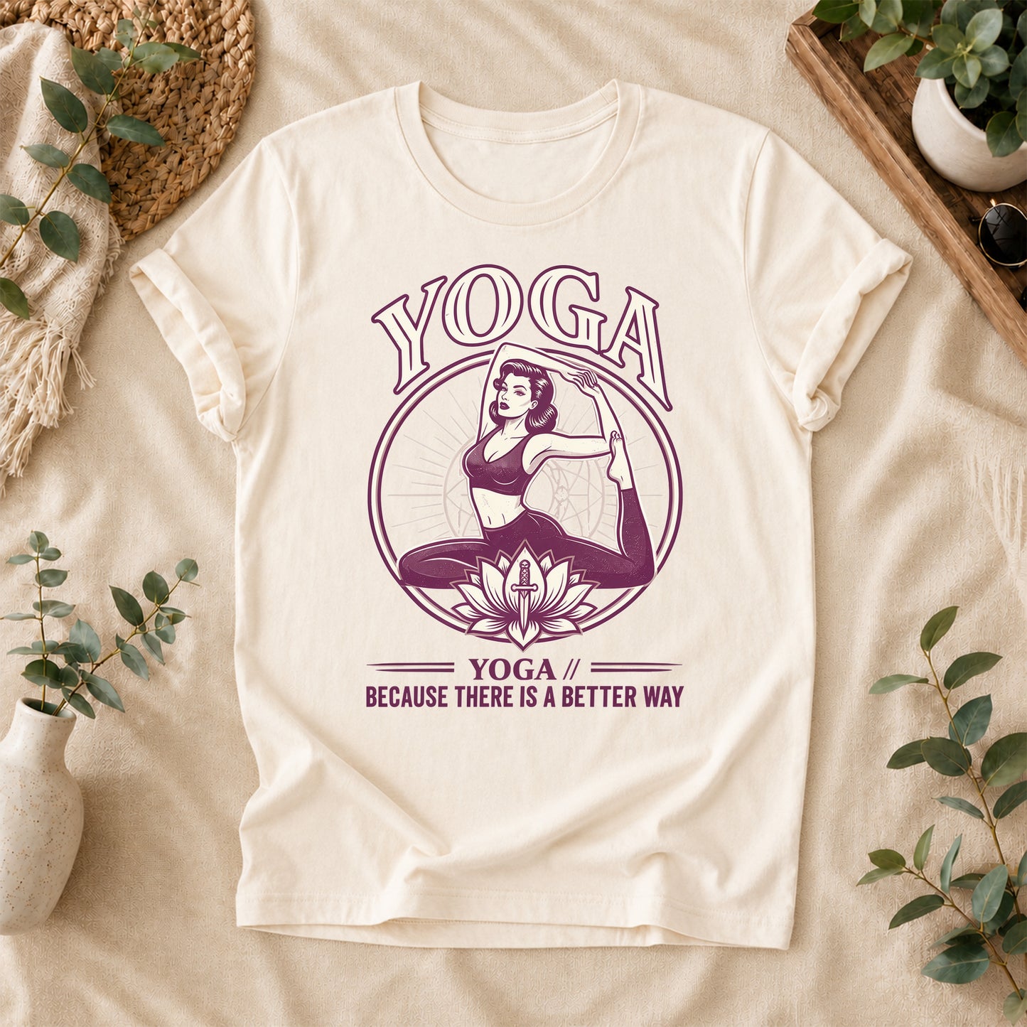 Yoga There Is a Better Way Tee